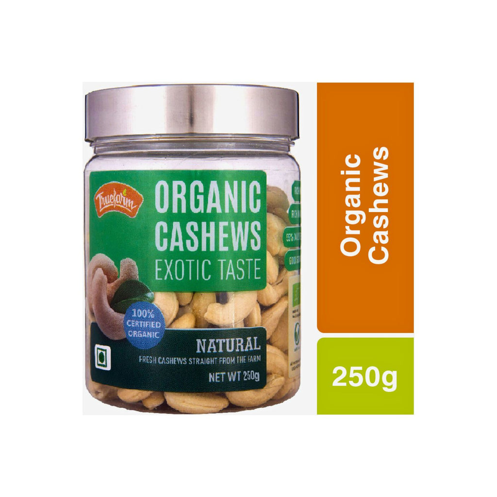 truefarm_organic_cashews_natural_250g_tin_front_weight_label