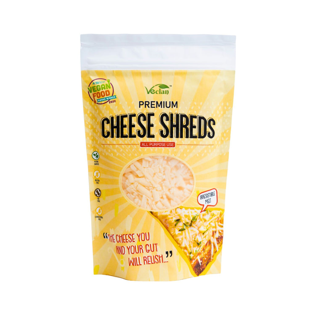 veclan_premium_cheese_shreds_vegan_200g_pack_front